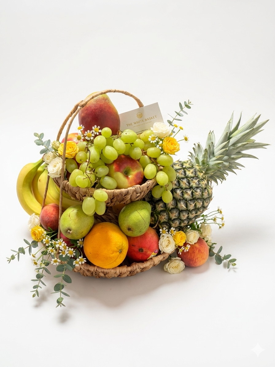 Bloom Orchard Deluxe Fruit Basket