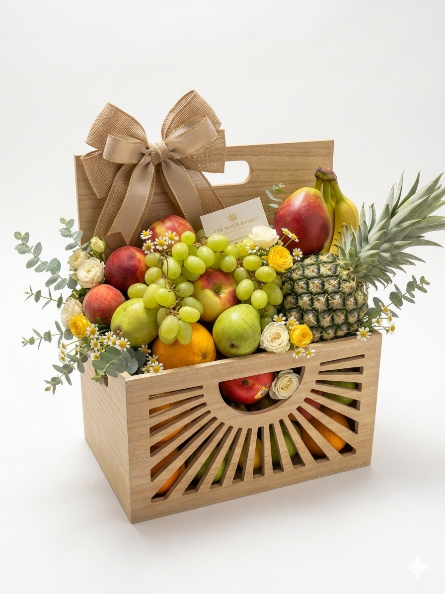 Healthy fruit basket gift