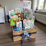 Baby boy basket gift