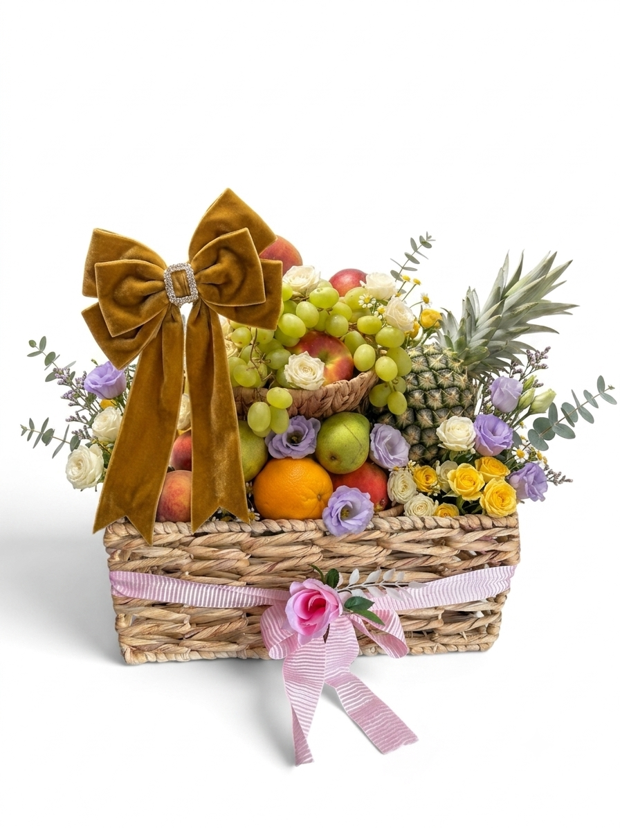 Sweet fruit basket gift